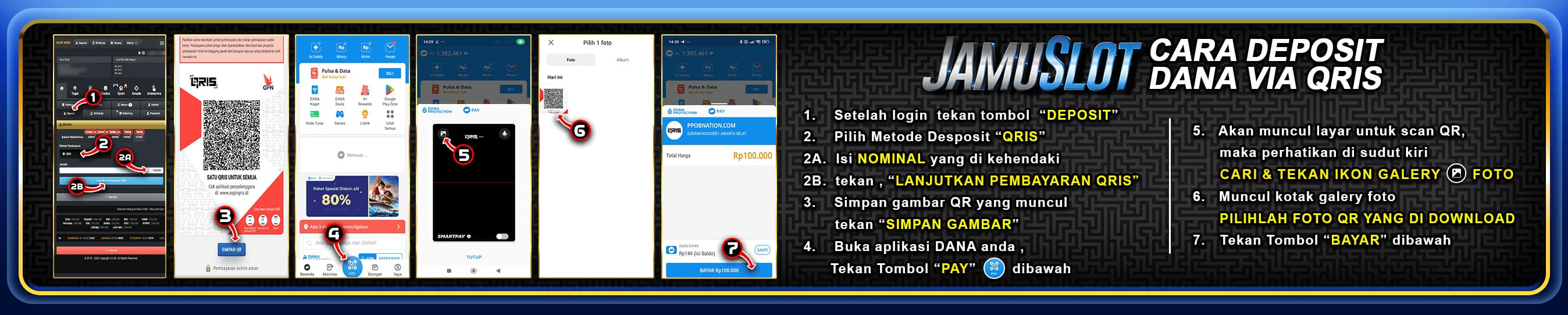 cara depo qris
